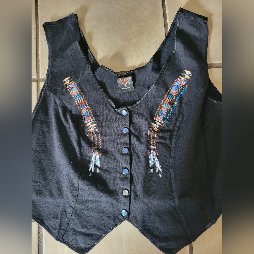Vintage Vest Harley Davidson